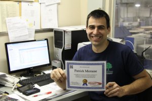 Patrick Morasse, superviseur de maintenance chez Placages St-Raymond à St-Raymond de Portneuf, 2013